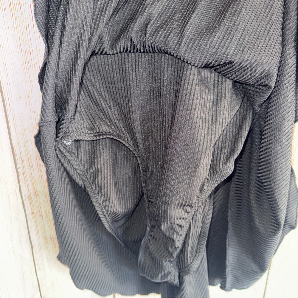 Pink and black women's swim dress, ribbed, nwot, Sz M​ - Picture 4 of 10